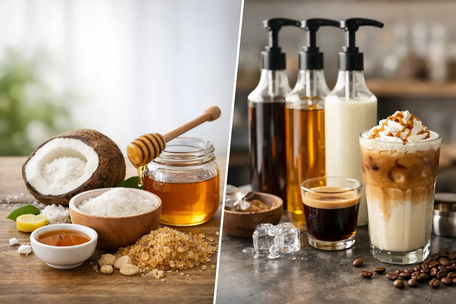 Natural Sweeteners vs Coffee Syrups
